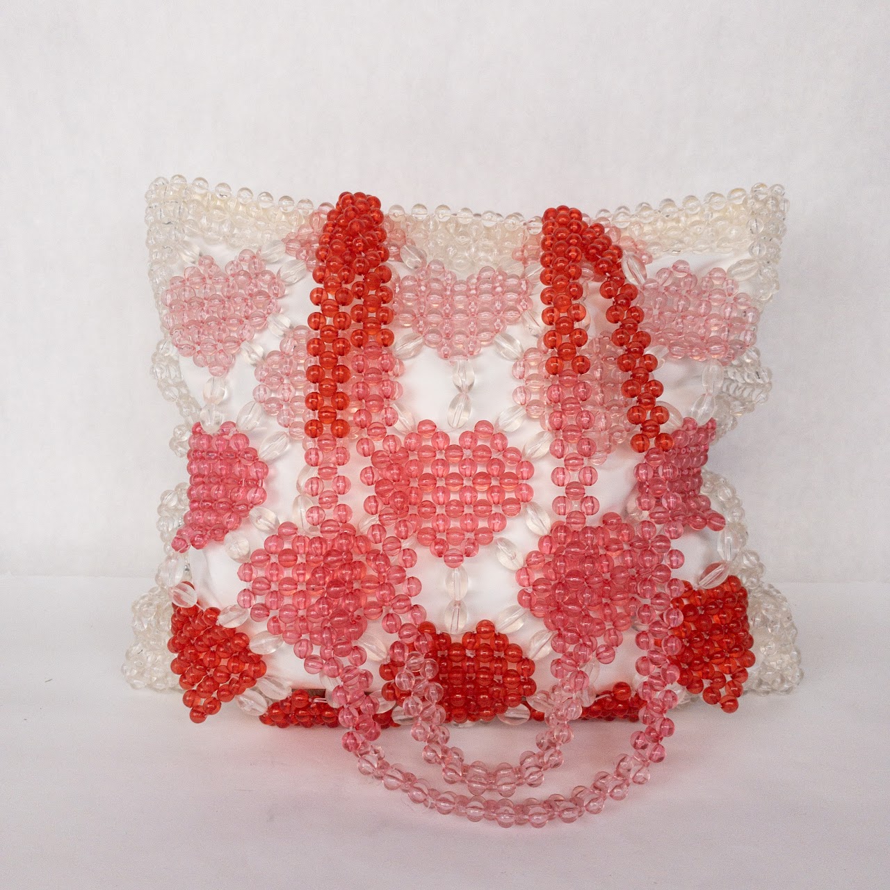 Isaac Mizrahi Beaded Heart Tote