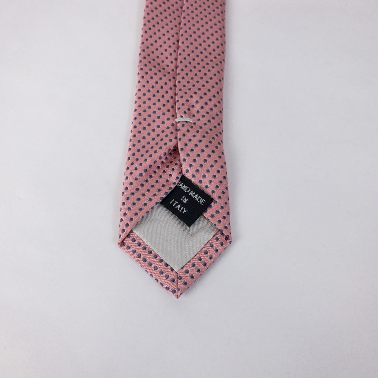 Giorgio Armani Pink Polka Dot Tie