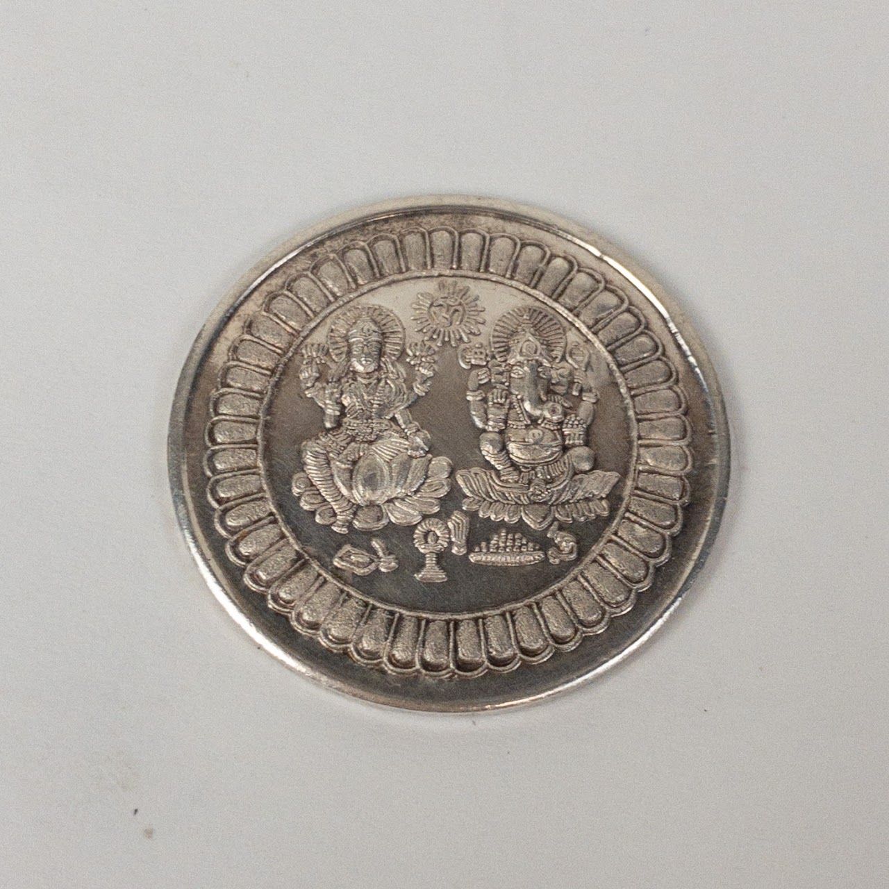 Lakshmi Ganesh 999 Silver Coin