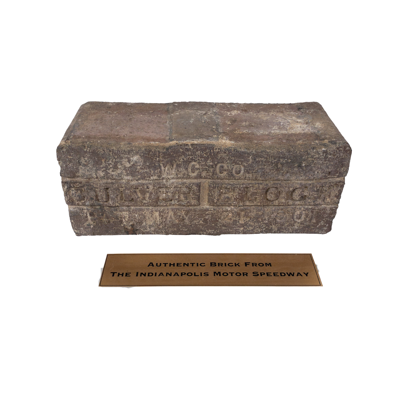 Indianapolis Motor Speedway Original Culver Track Brick