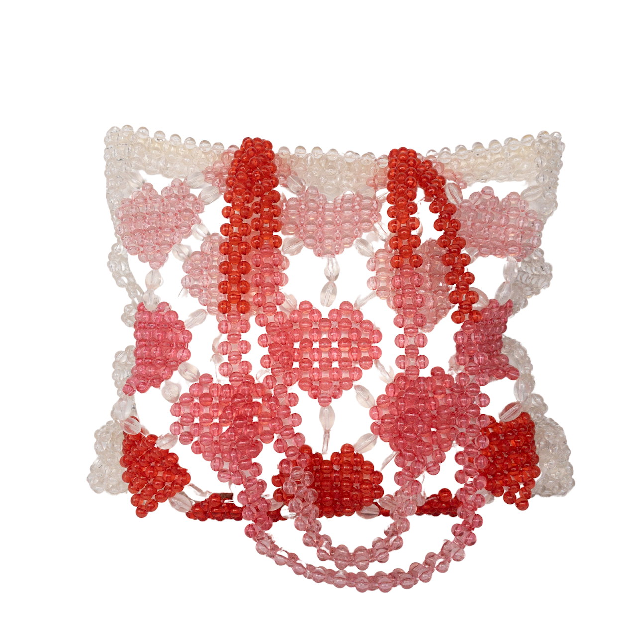 Isaac Mizrahi Beaded Heart Tote