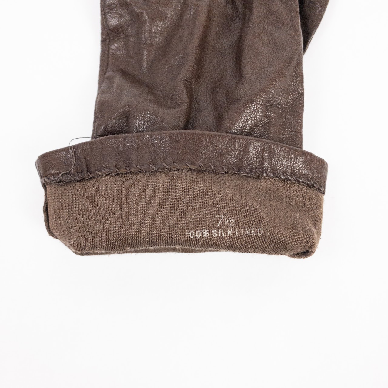 Vintage Lord & Taylor Calfskin Silk-Lined Gloves