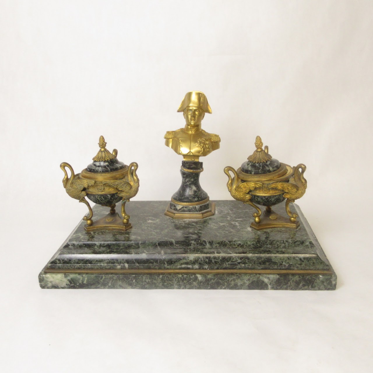 Napoleon Inkwell with a base - Bronze