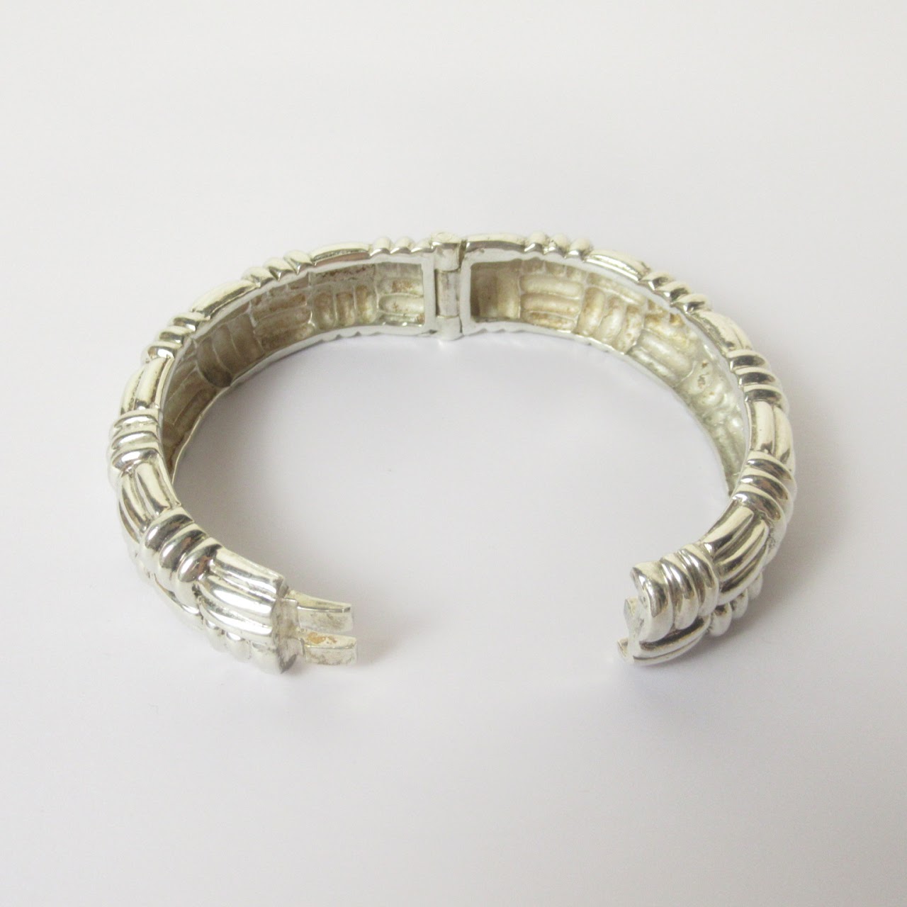 Sterling Silver Basket Weave Bracelet