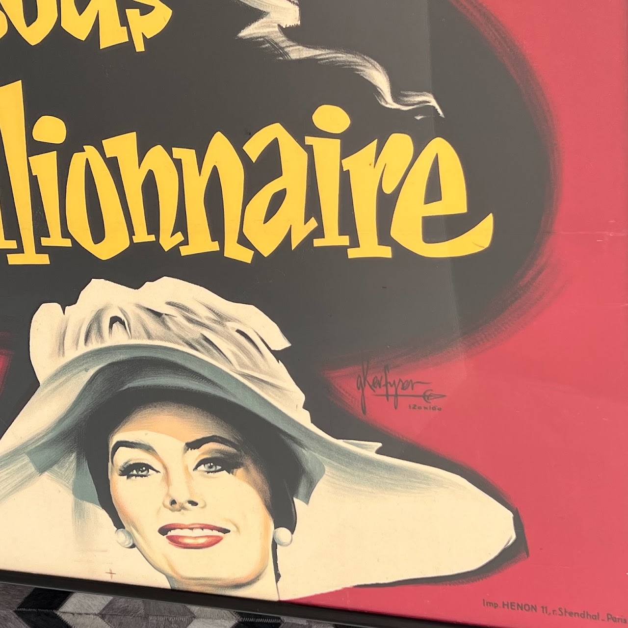 Sophia Loren: 'The Millionairess' Original French Lithograph Movie Poster