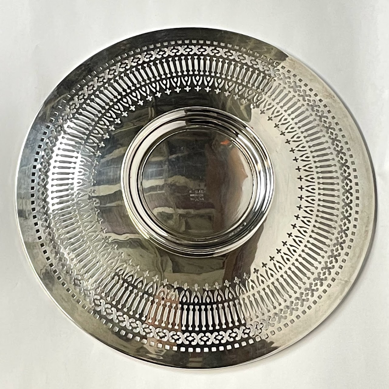 Sterling Silver Footed Plate