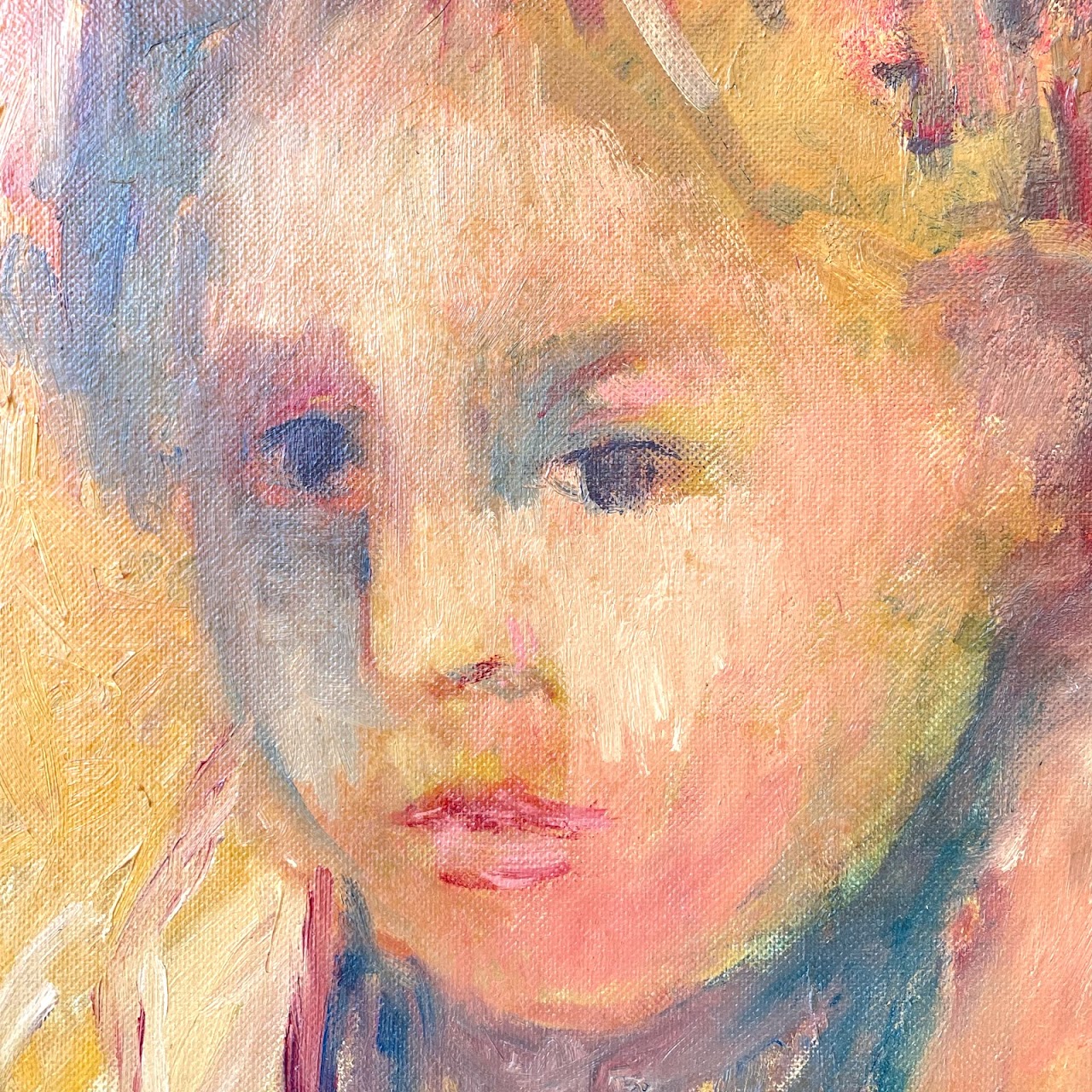 Contemporary Portrait  Oil Painting