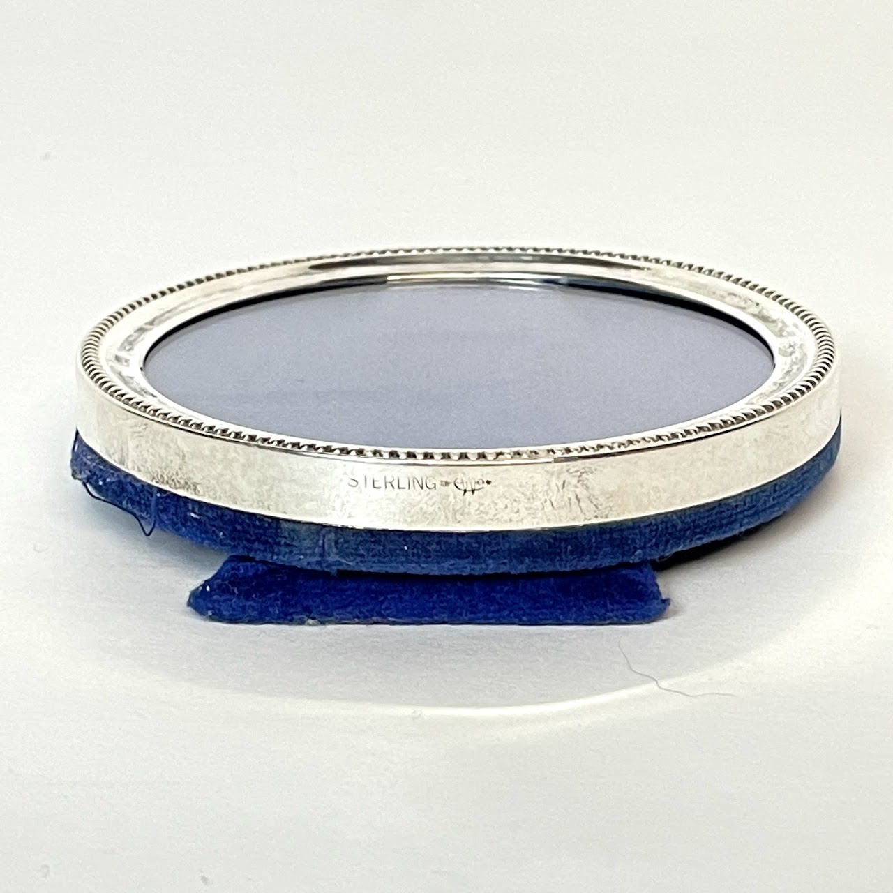 Sterling Silver Round Frame