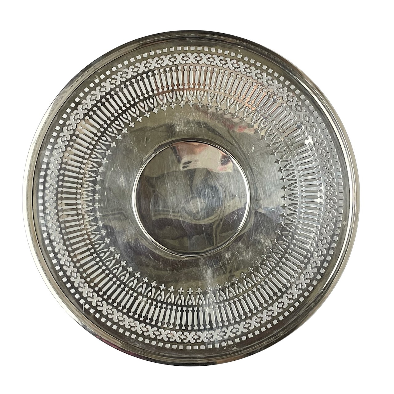 Sterling Silver Footed Plate