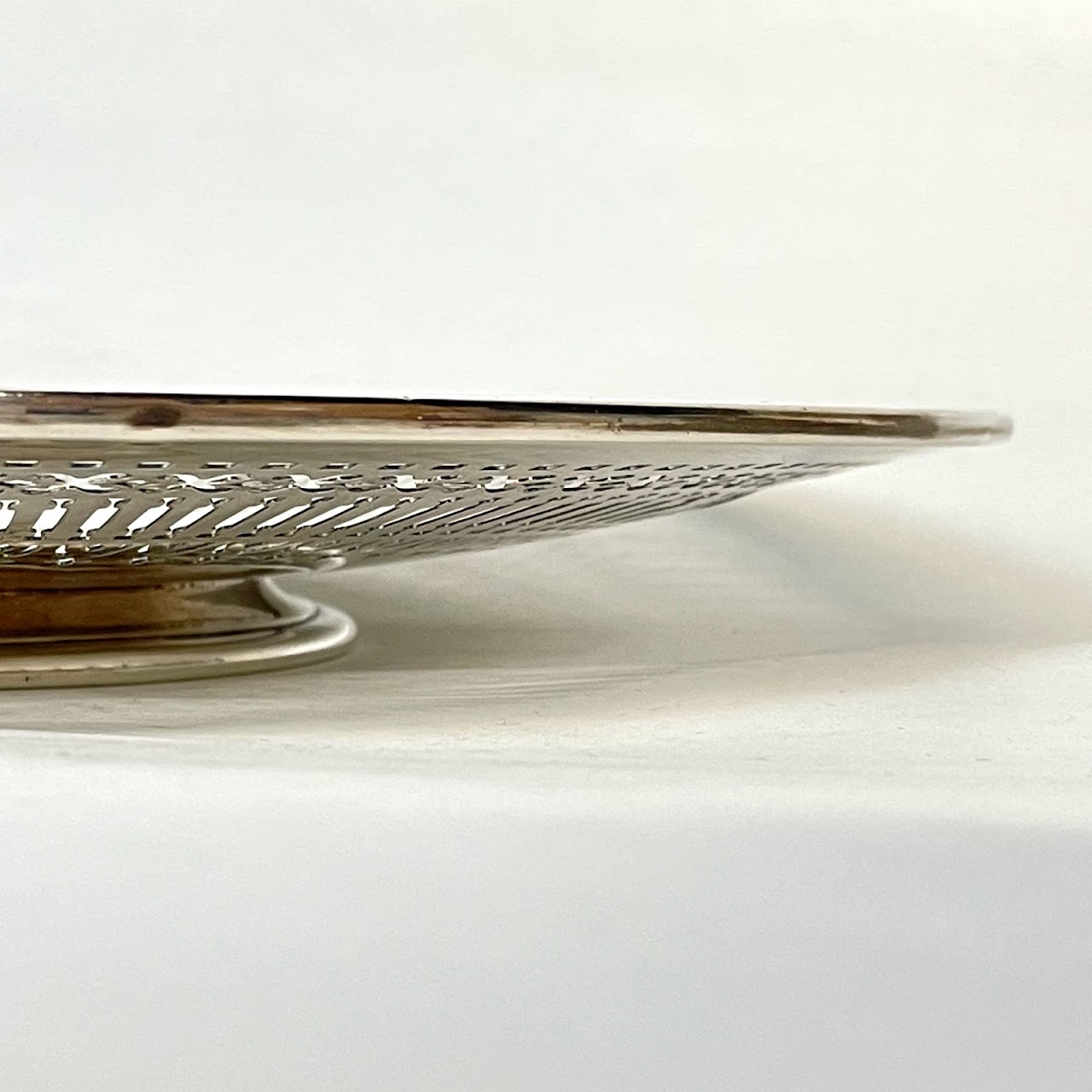 Sterling Silver Footed Plate