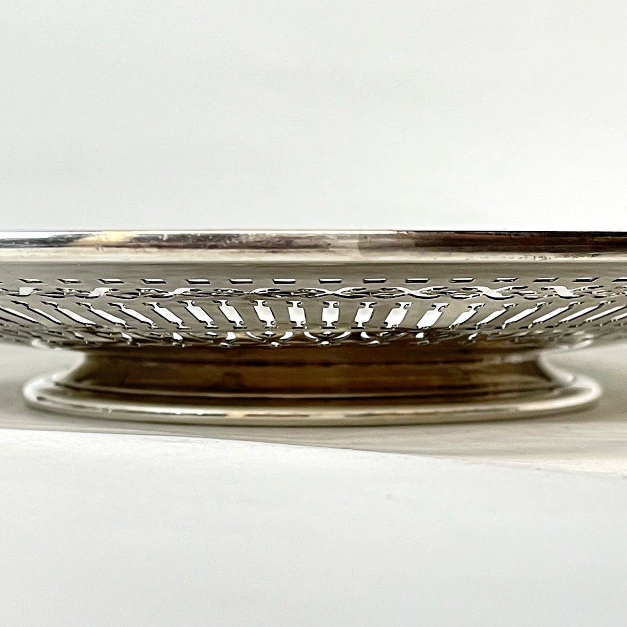 Sterling Silver Footed Plate