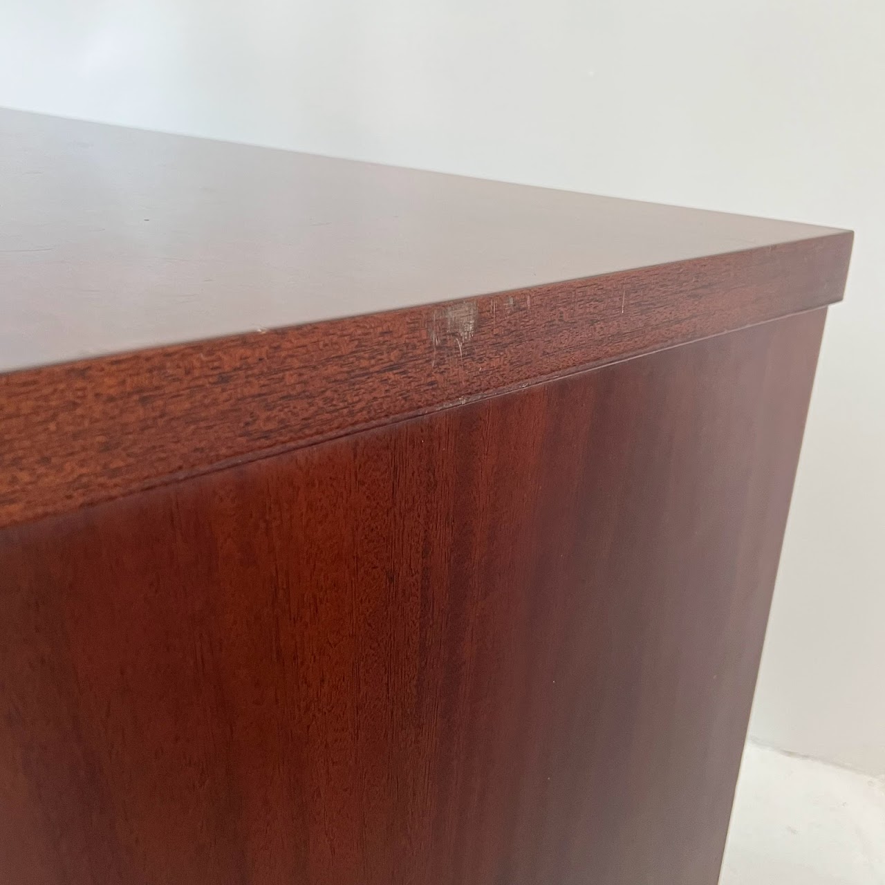 Art Deco Mahogany Desk by Tri-Bond