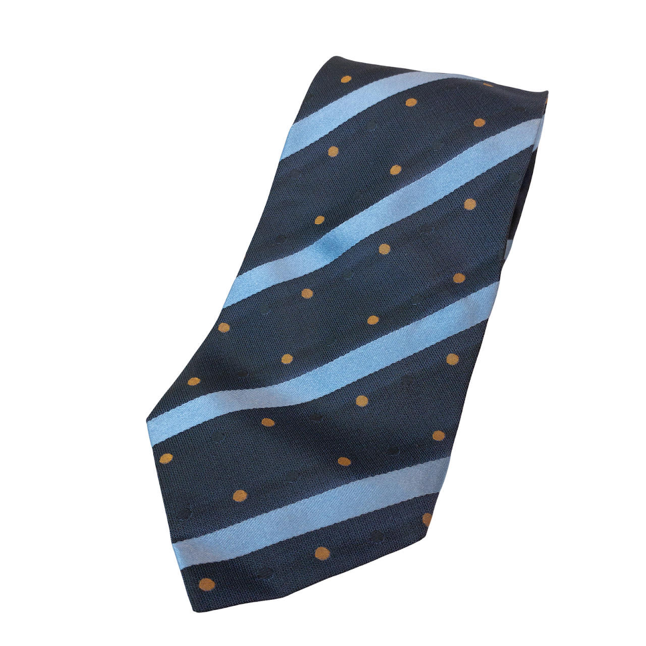 Etro Striped and Polka Dotted Silk Tie