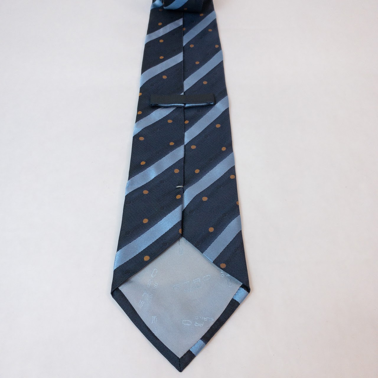 Etro Striped and Polka Dotted Silk Tie