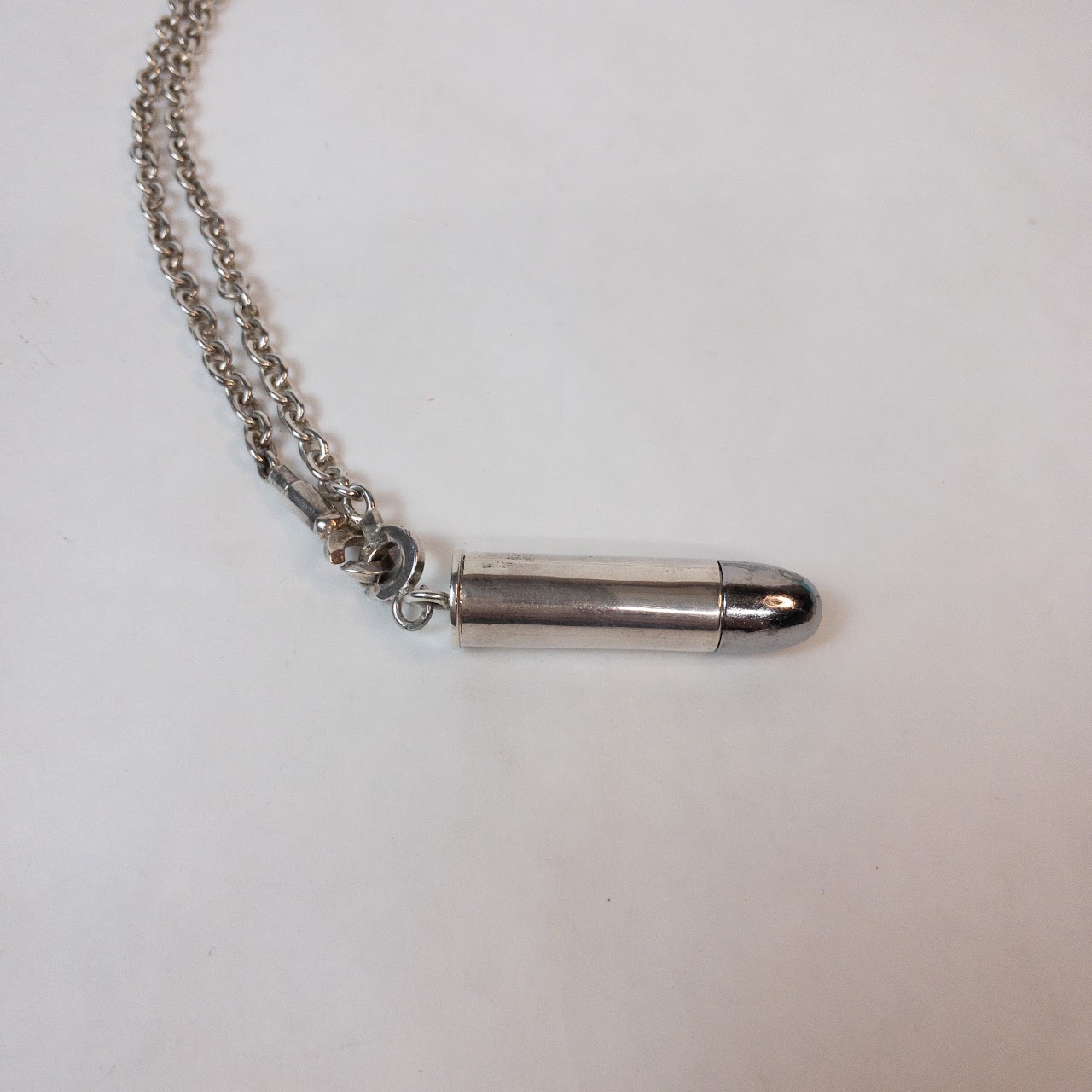 Sterling Silver Cremation Pendant Necklace