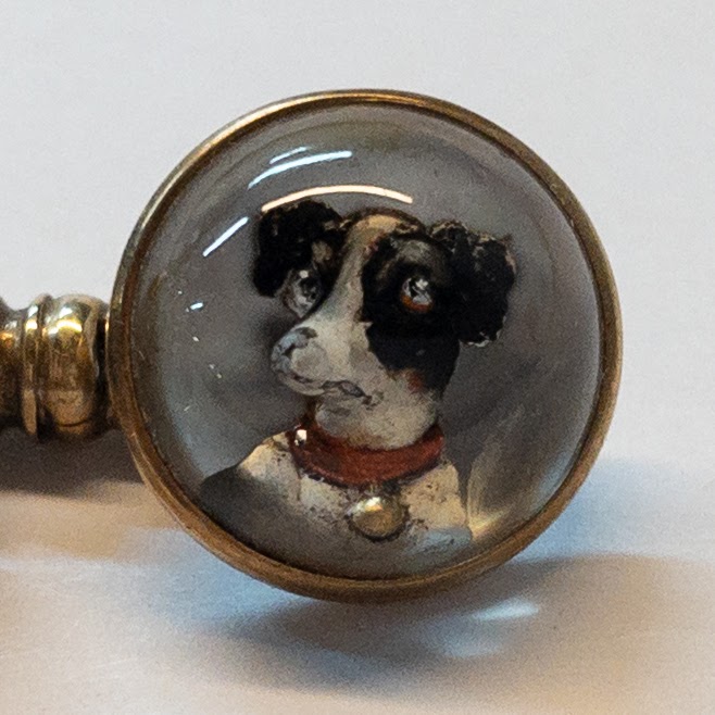 14K Gold Vintage Dog Cufflinks