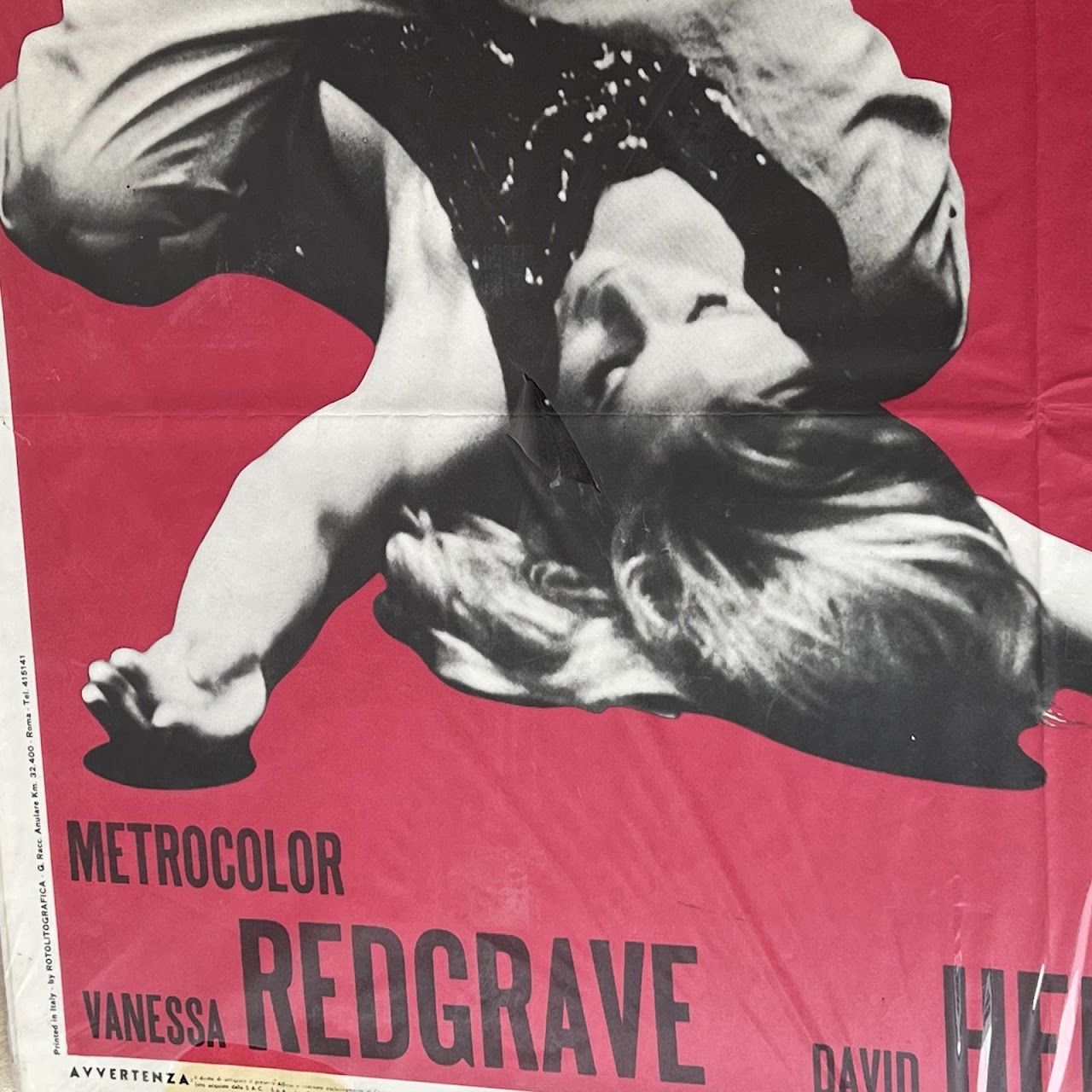 Michelangelo Antonioni 'Blow-Up' Original Italian Movie Poster, 1967