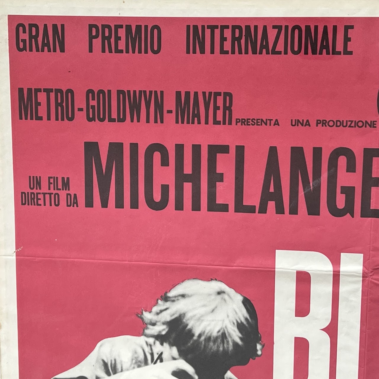 Michelangelo Antonioni 'Blow-Up' Original Italian Movie Poster, 1967