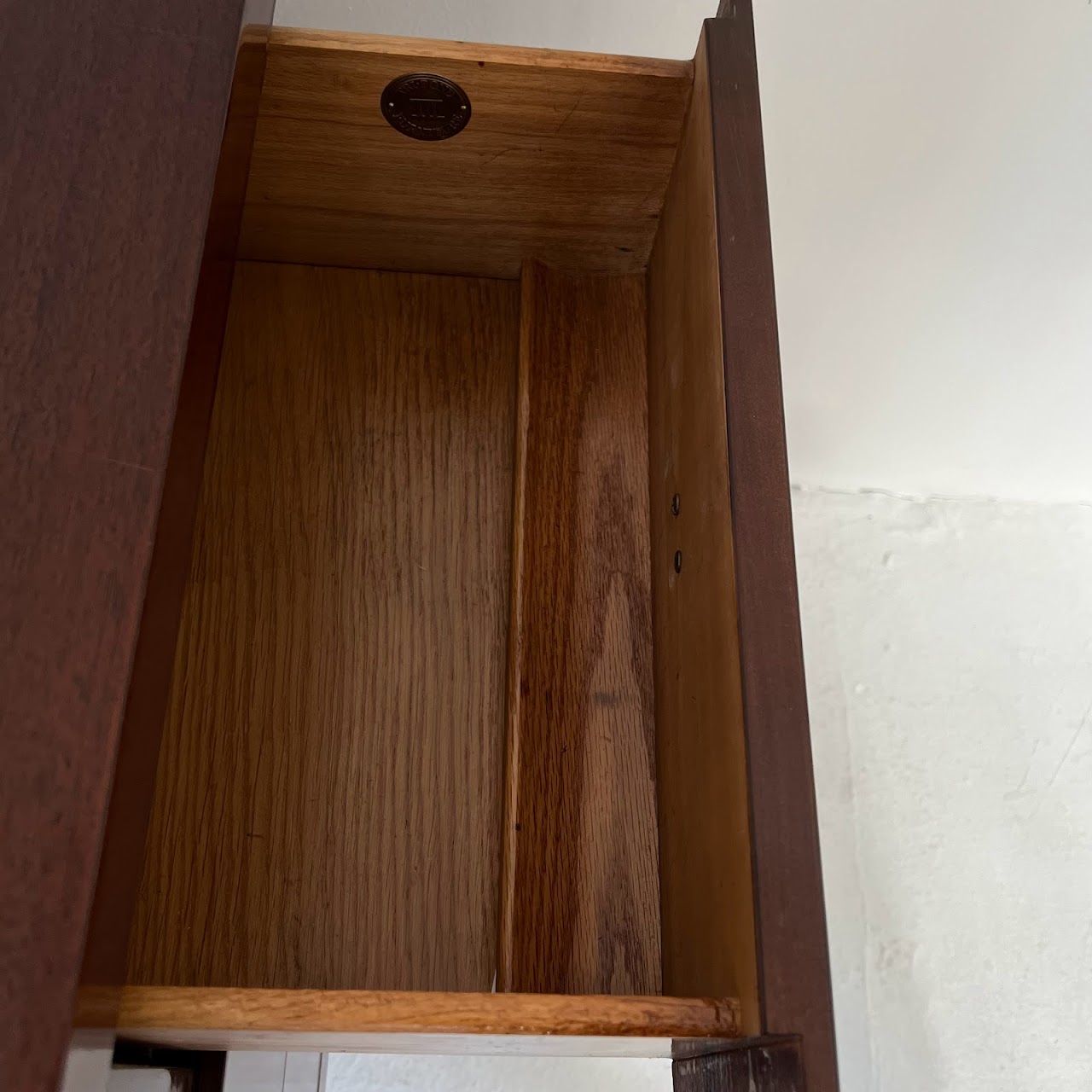 Art Deco Mahogany Desk by Tri-Bond