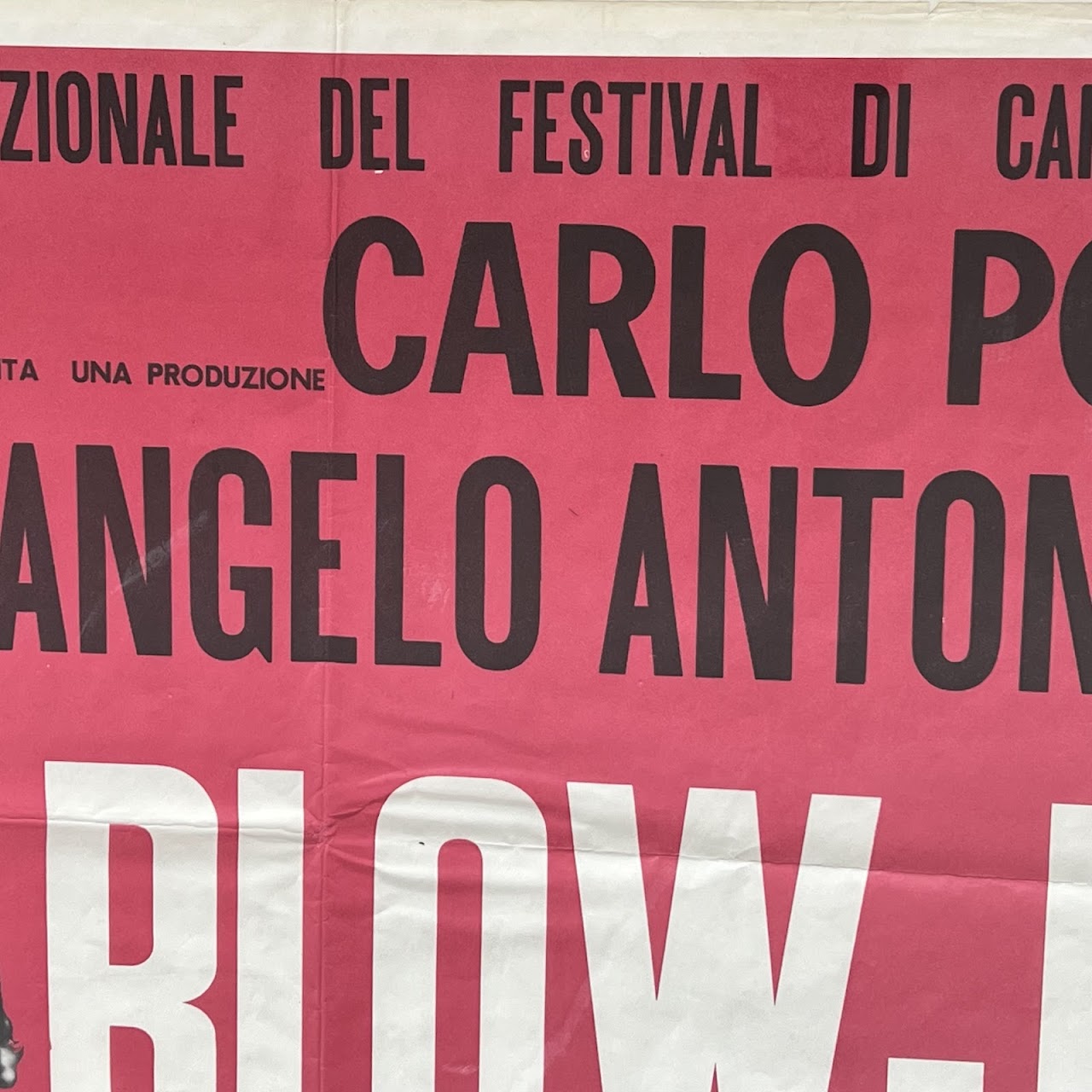 Michelangelo Antonioni 'Blow-Up' Original Italian Movie Poster, 1967