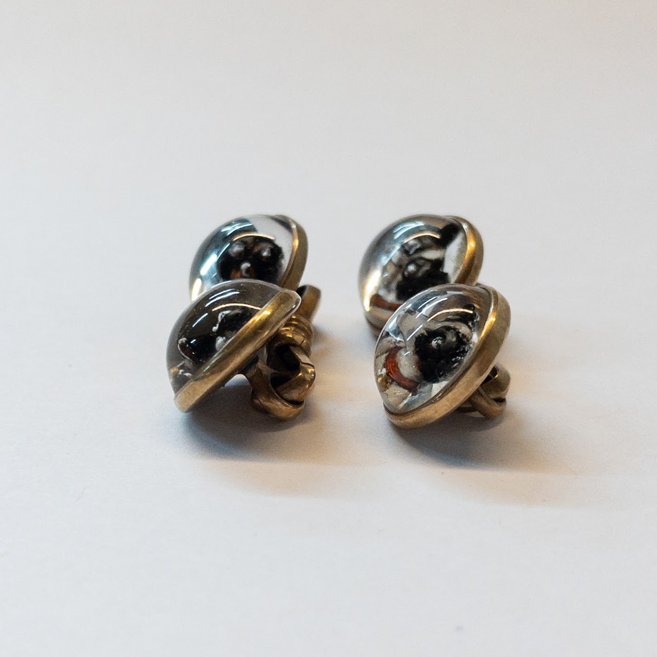 14K Gold Vintage Dog Cufflinks