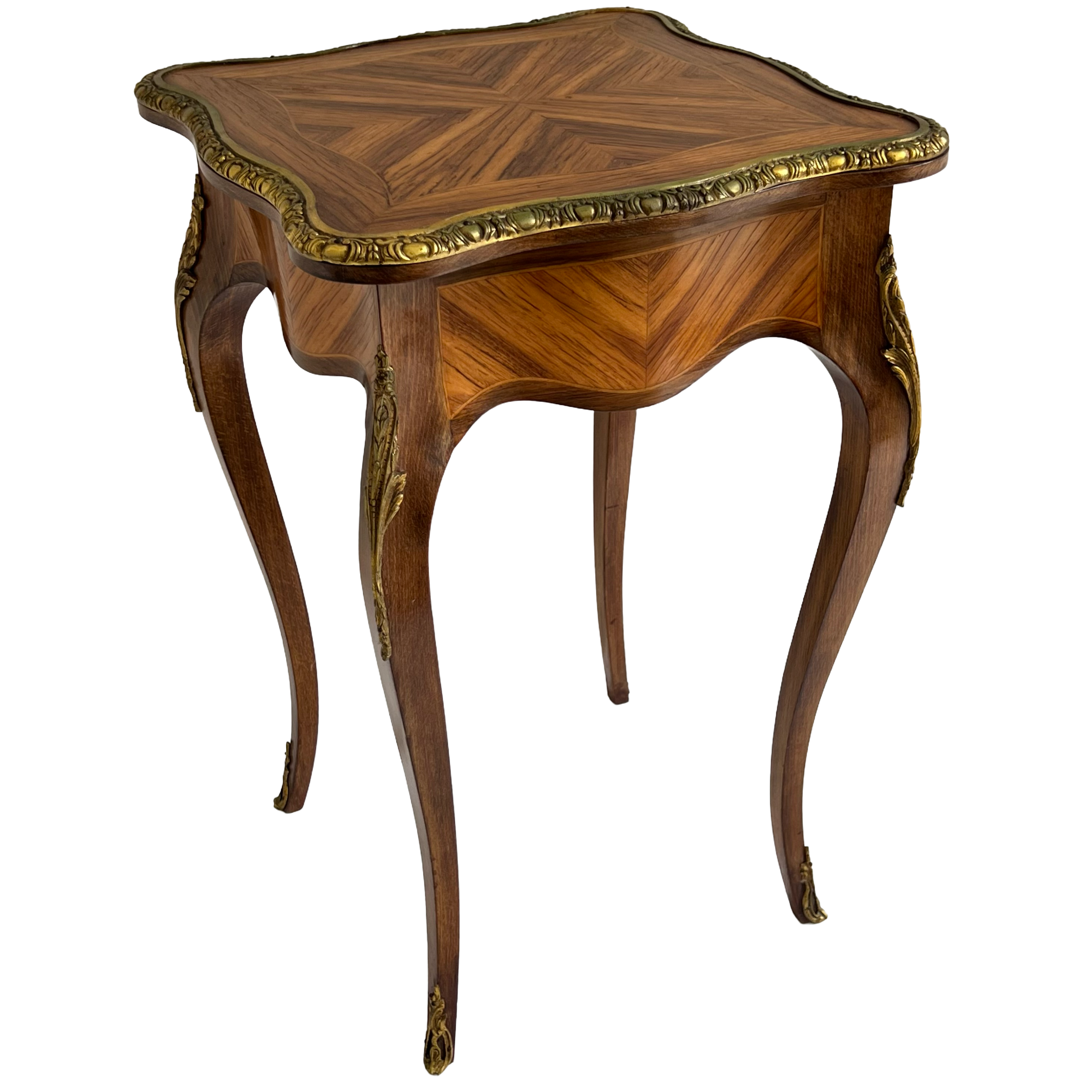 Louis XV Style Ormolu Mounted Side Table