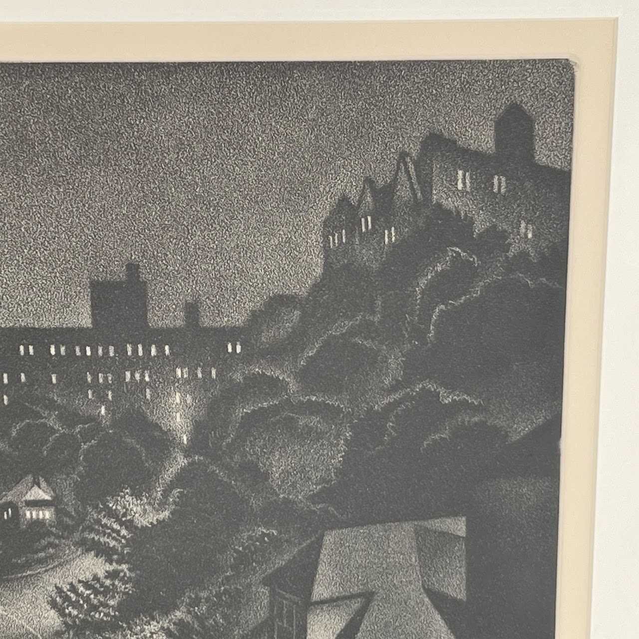 William Joseph Behnken 'Quiet Night' Signed Aquatint Etching