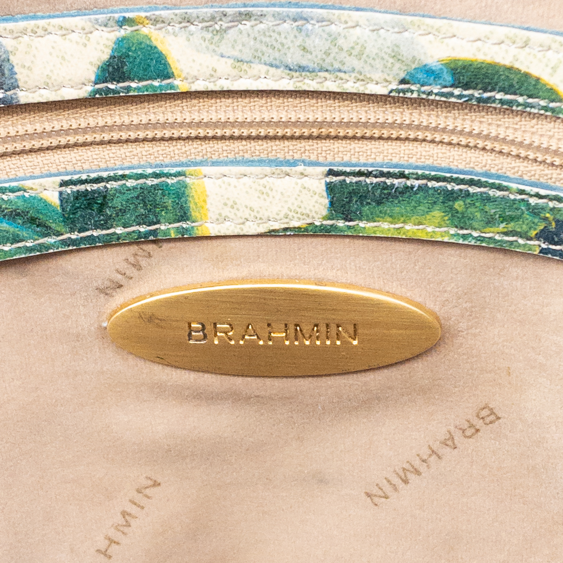 Brahmin Ella Connery Shortbread Floral Satchel