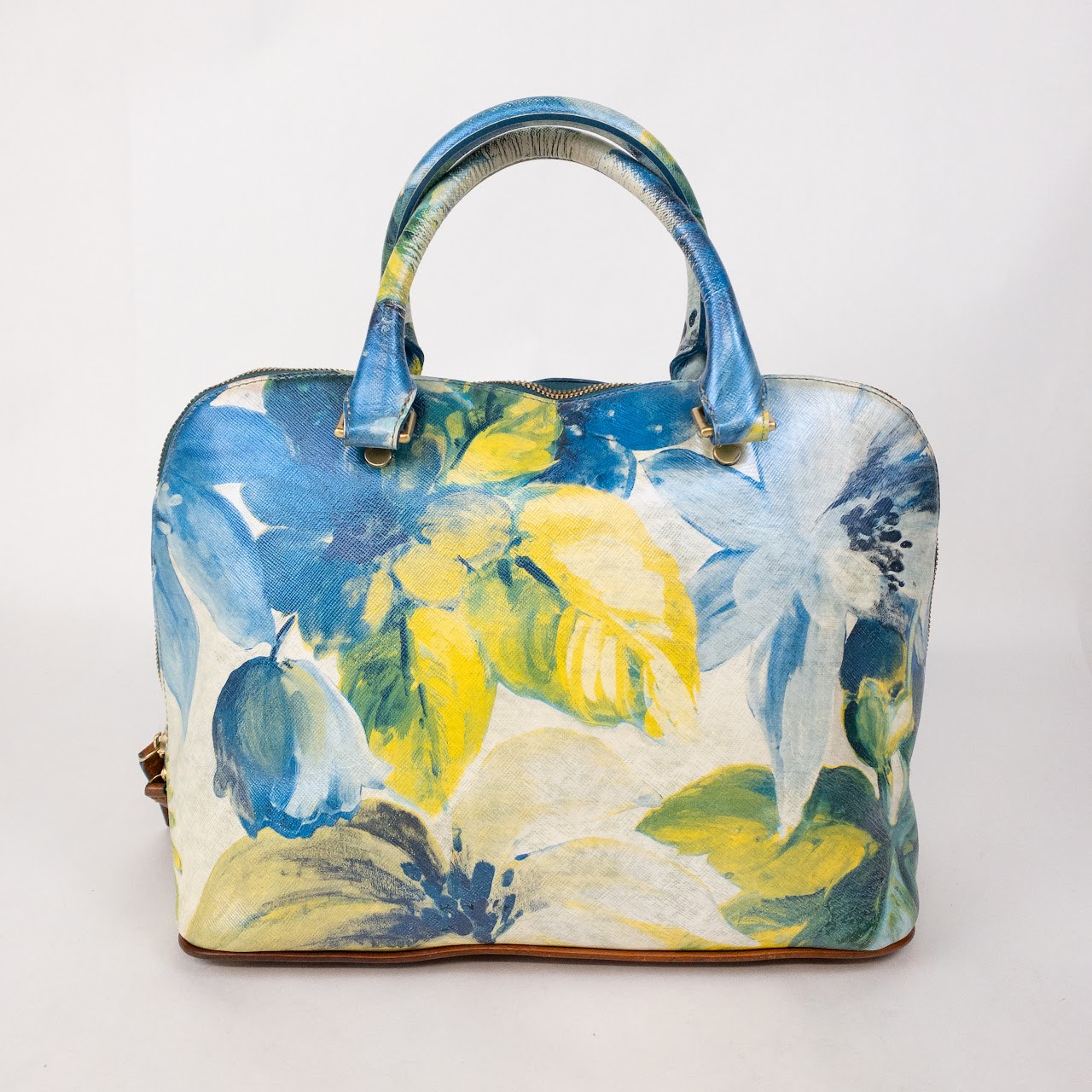 Brahmin Ella Connery Shortbread Floral Satchel