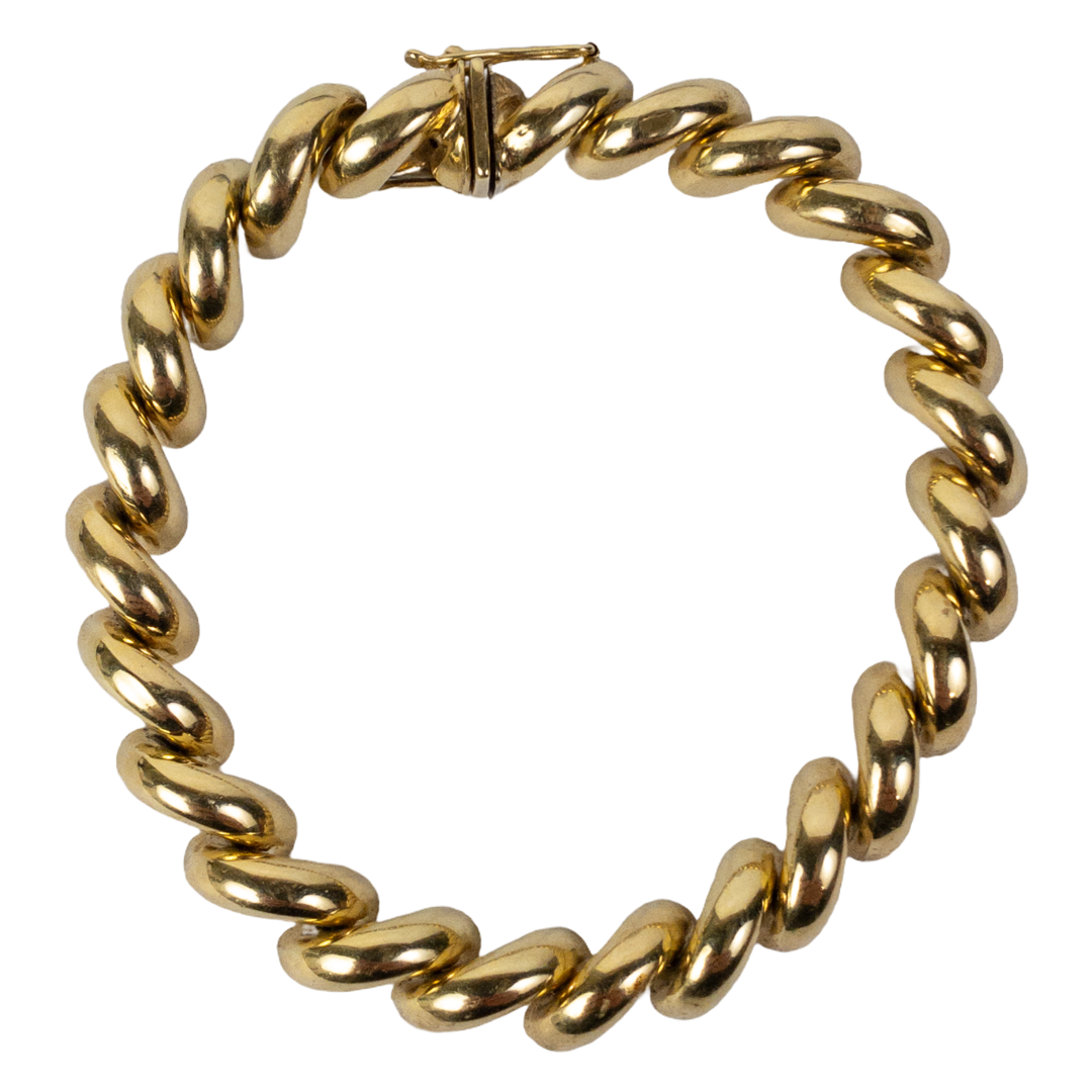 14K Gold San Marco Link Bracelet