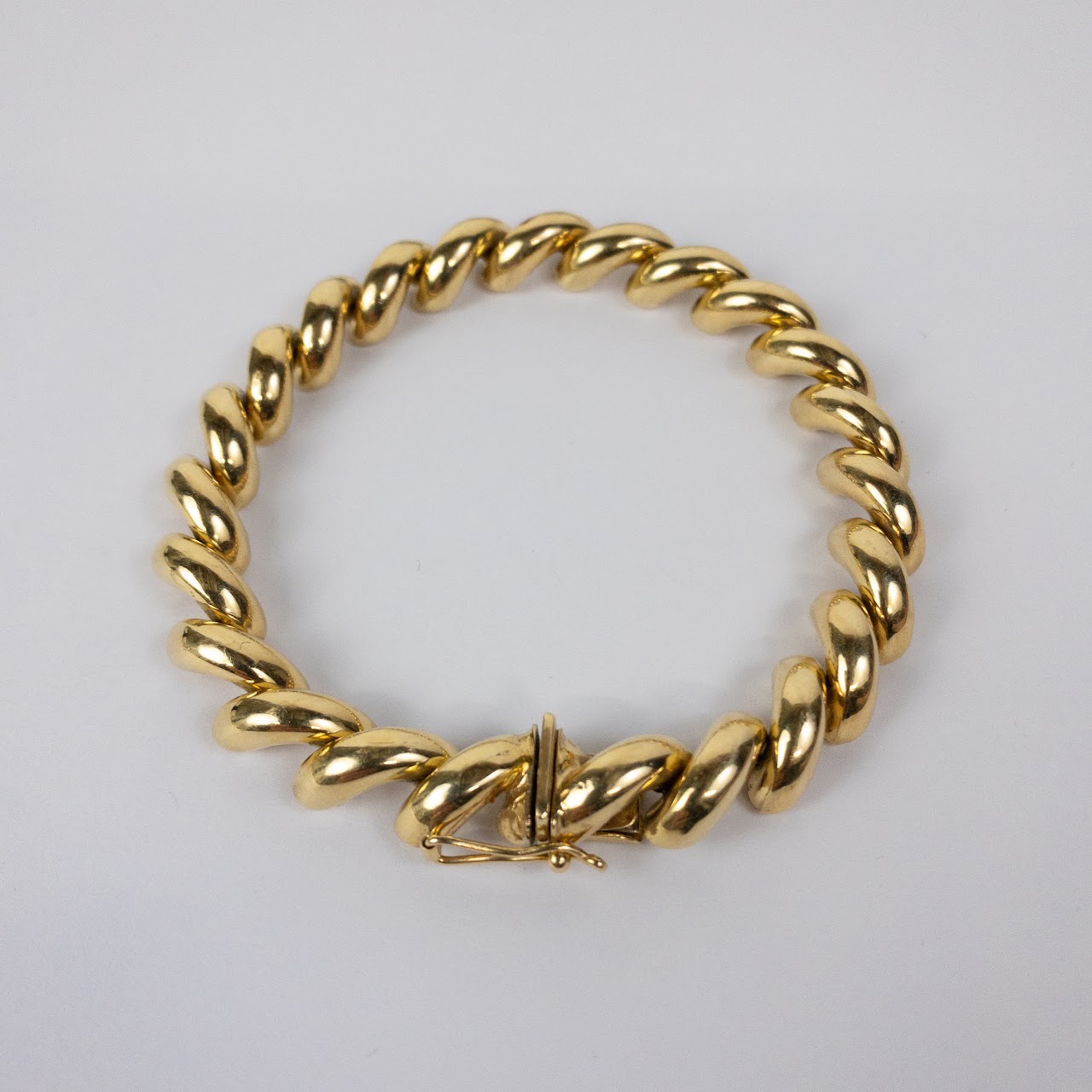 14K Gold San Marco Link Bracelet