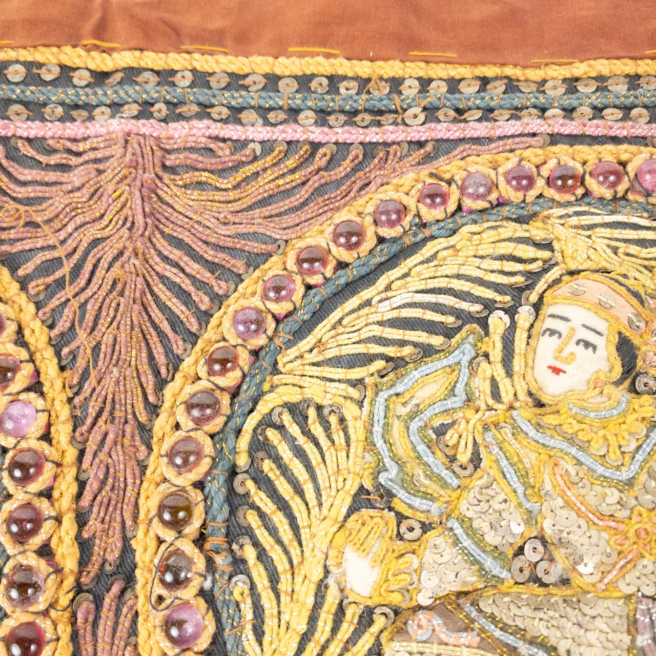 Burmese Vintage Kalaga Tapestry