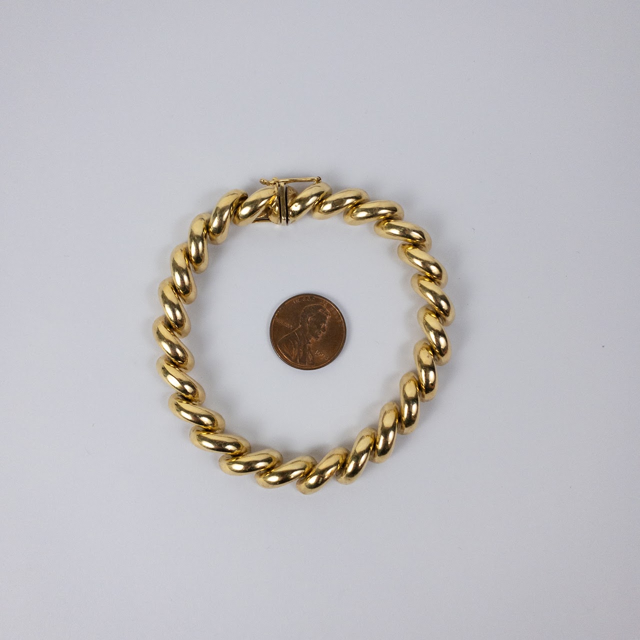 14K Gold San Marco Link Bracelet