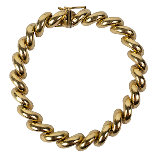 14K Gold San Marco Link Bracelet