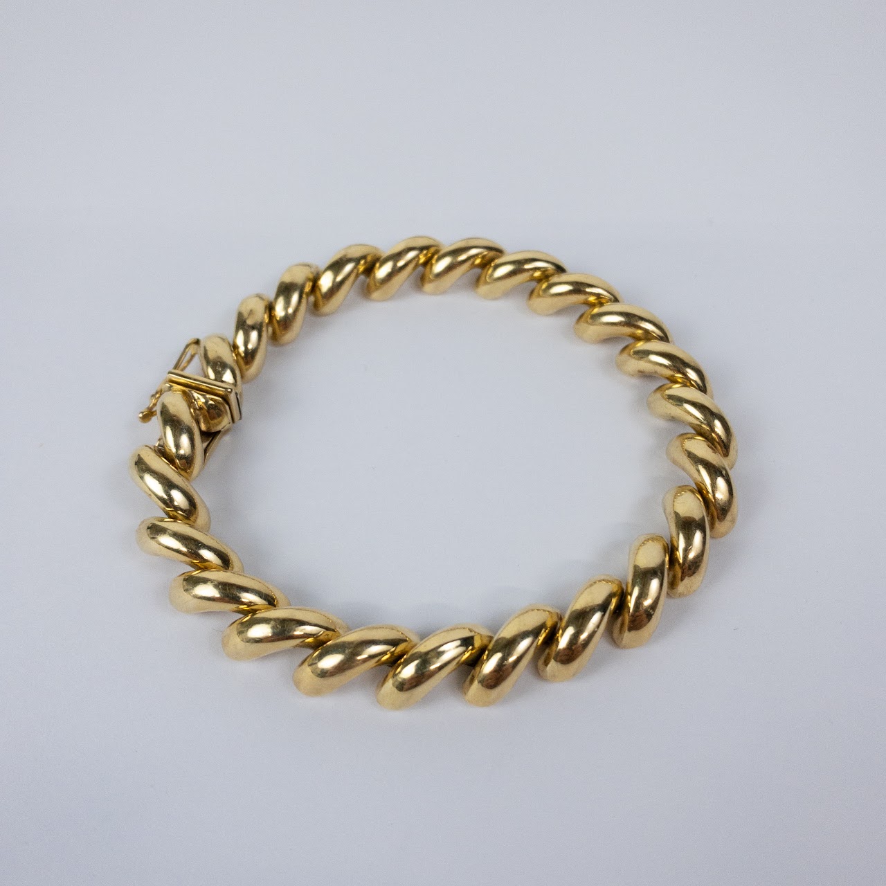 14K Gold San Marco Link Bracelet