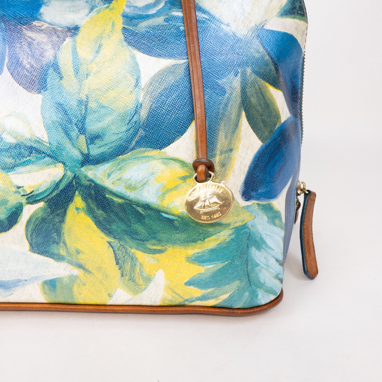 Brahmin Ella Connery Shortbread Floral Satchel