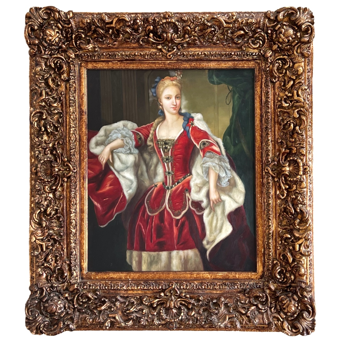 After Jean Ranc 'Portrait of Isabella Farnese, Queen of Spain' Oil Painting