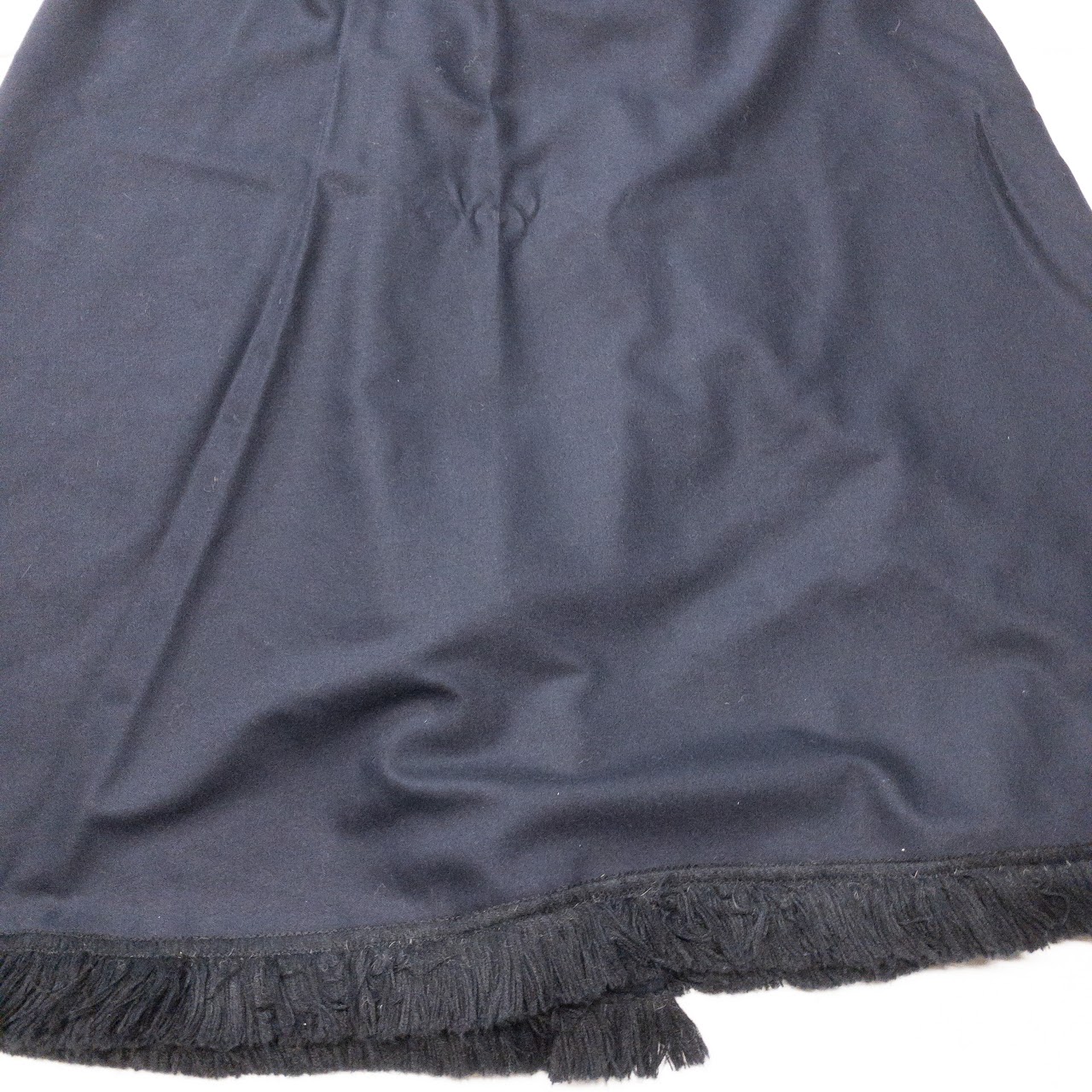 Guy Laroche Boutique Navy Blue Wrap Skirt