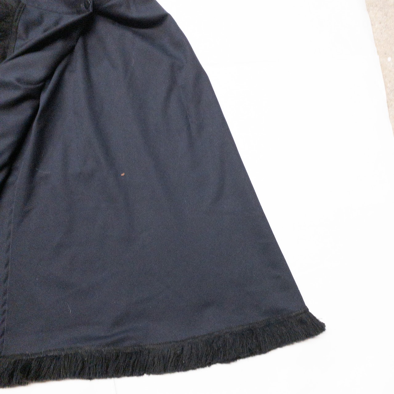 Guy Laroche Boutique Navy Blue Wrap Skirt