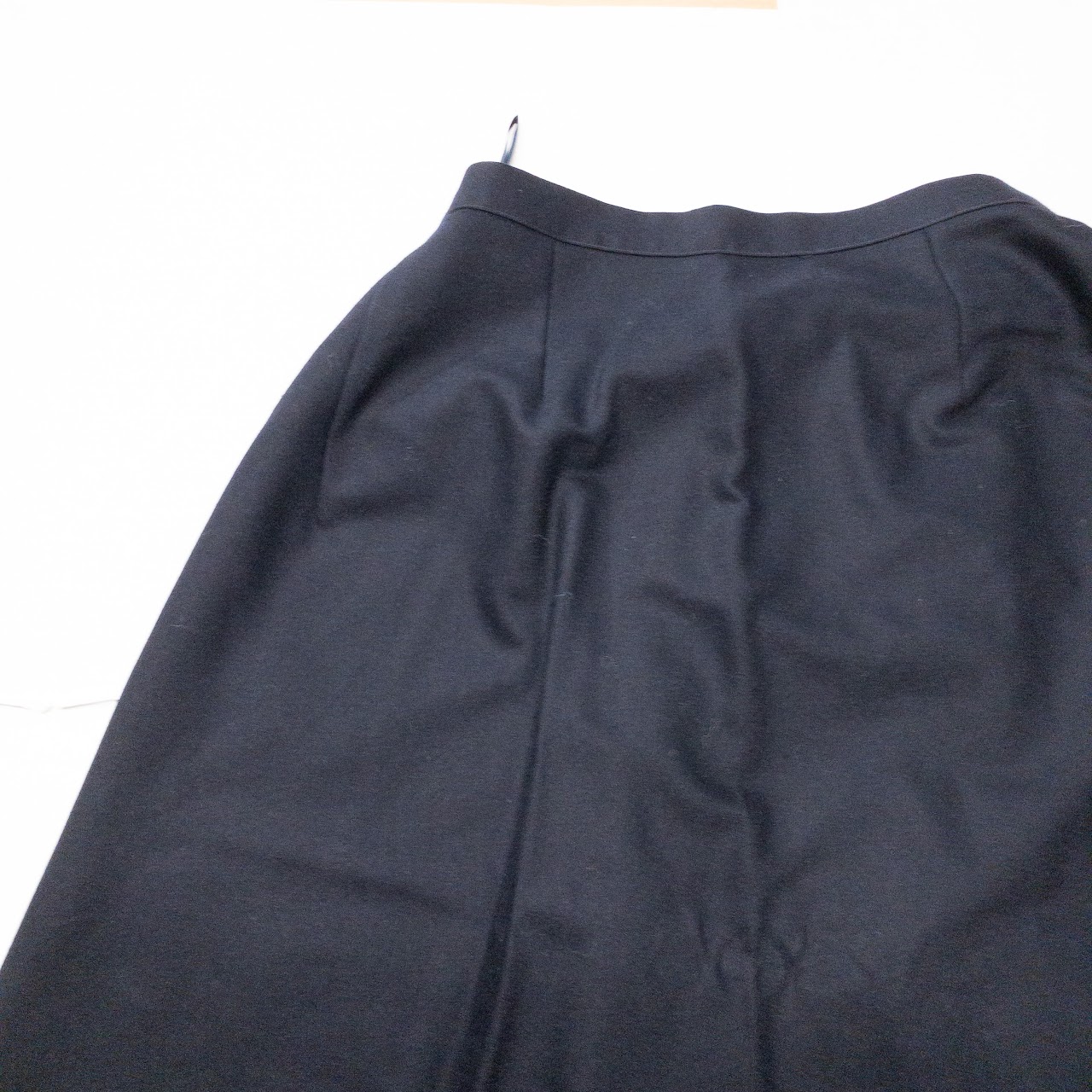 Guy Laroche Boutique Navy Blue Wrap Skirt