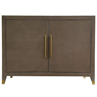 Restoration Hardware Graydon Faux Shagreen Sideboard