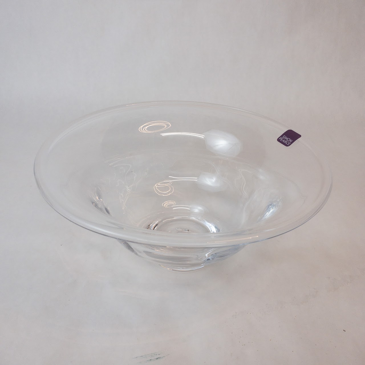 Simon Pearce Rolled Edge Crystal Bowl