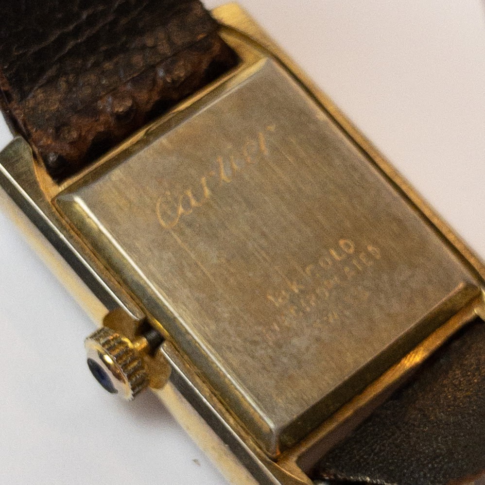 Must de Cartier 18K Gold Plated Vintage Wristwatch