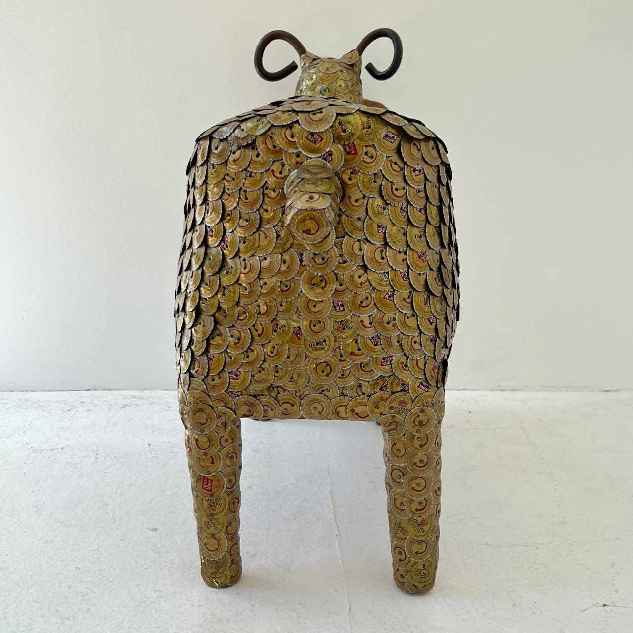 Brazilian Folk Art Sheep Sculpture