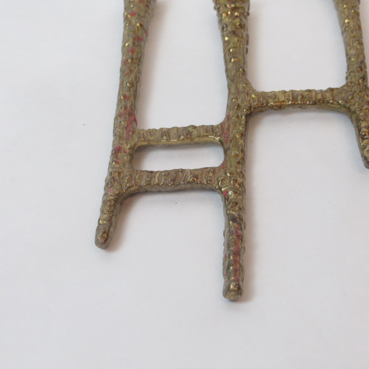 Textured Brass Menorah