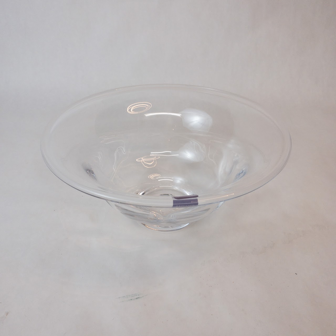 Simon Pearce Rolled Edge Crystal Bowl