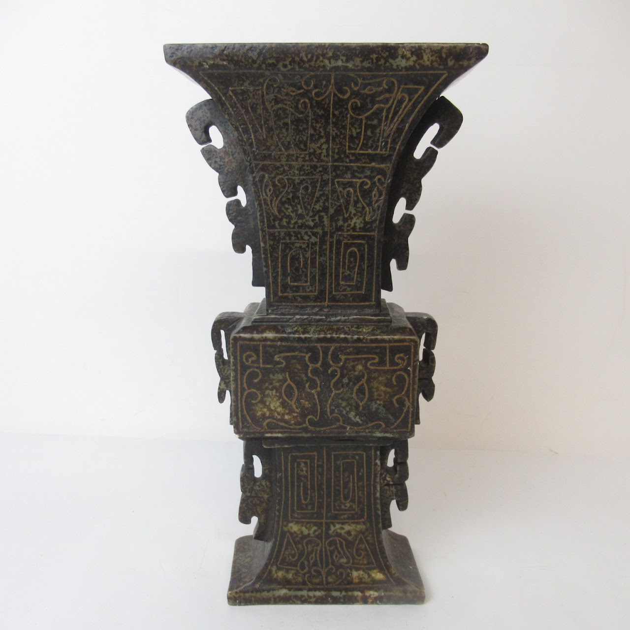 Carved Soapstone  Vase