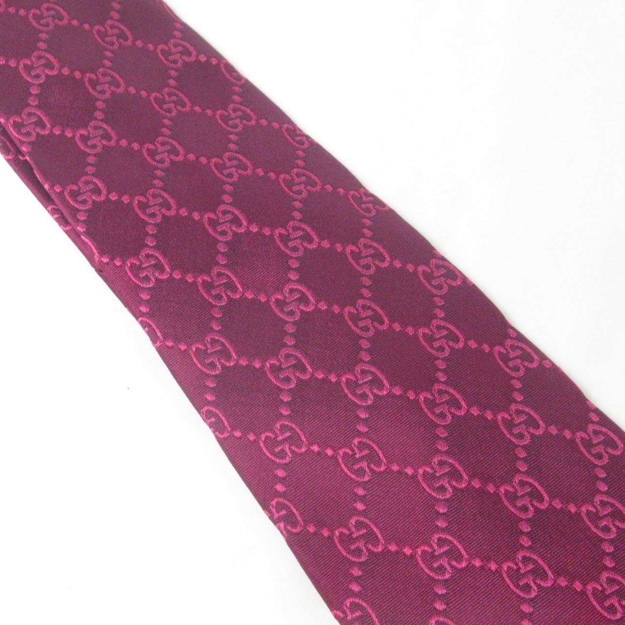 gucci monogram tie