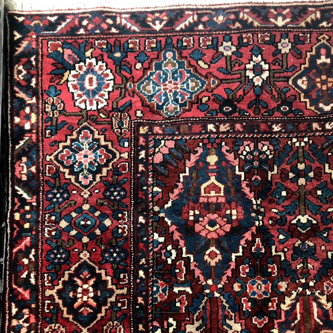 Wool Floral Diamond Carpet