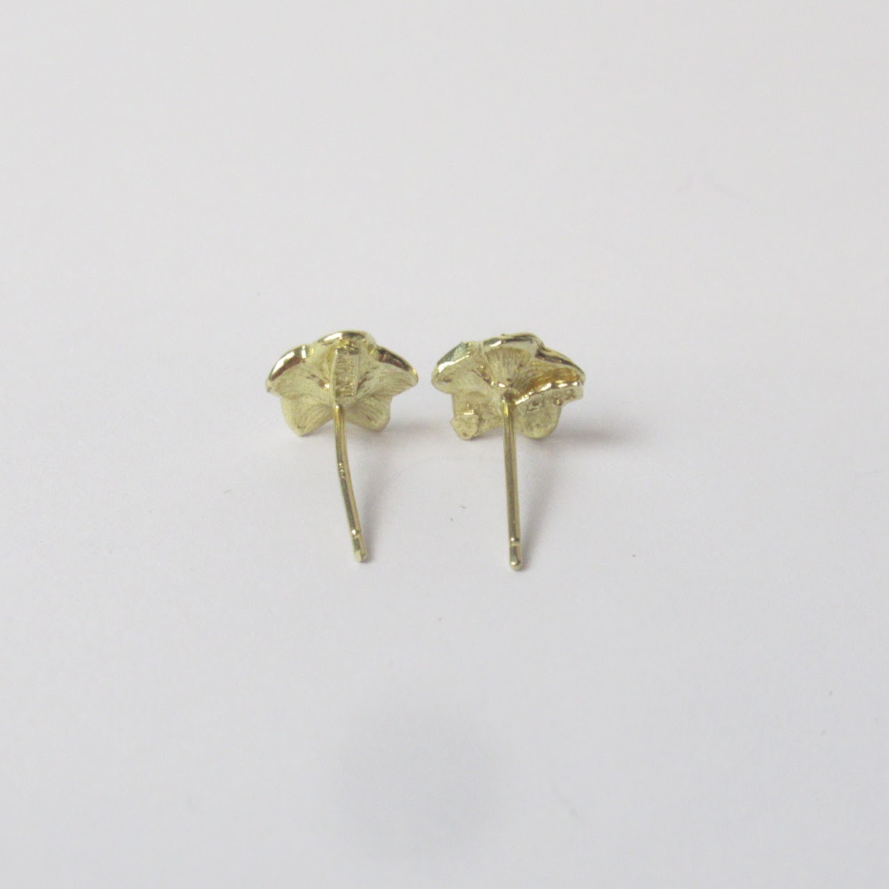 14K Floral Stud Earrings